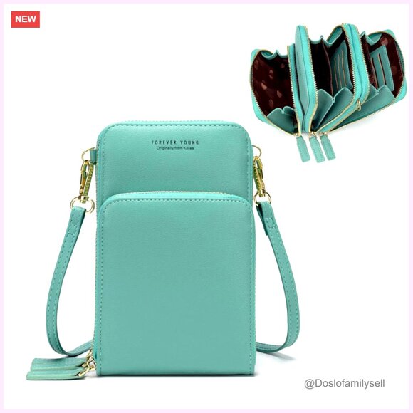 Small Leather Crossbody Bag with Guitar Strap Mini Crossover Shoulder Purse
